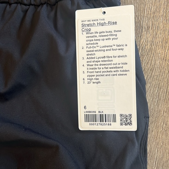 Lululemon stretch high rise crop 23” - Picture 4 of 6
